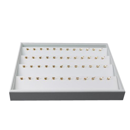 1 x White Premium Soft Padded Leatherette Pendant Display Tray. Holds 48. Stackable. Dim 315(w) x 225(d) x 40mm(h). 1 x White Premium Soft Padded Leatherette Pendant Display Tray. Holds 48. Stackable. Dim 315(w) x 225(d) x 40mm(h).