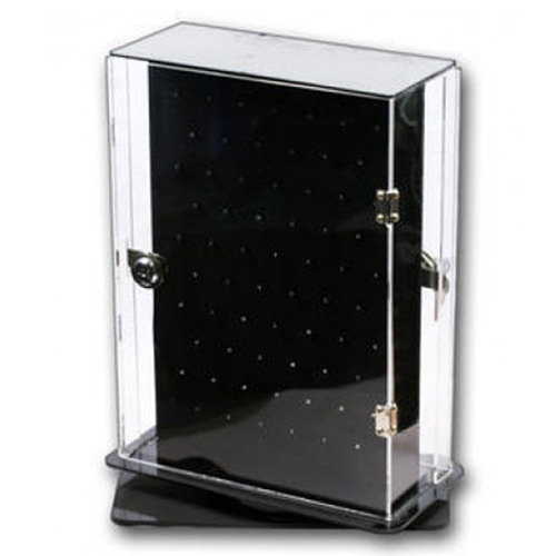 Belly Ring Display Cabinet Double Sided Rotates And Lockable