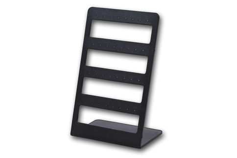 Earring Display Stand Black. Dimensions 100mm(W) x 162mm(H). Holds16 pairs. Earring Display Stand Black. Dimensions 100mm(W) x 162mm(H). Holds16 pairs.