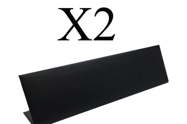 2 x Premium Black Soft Padded Leatherette Earring Display Stand. Holds 5 Pairs. Dim 200(W) x 35(D) x 50mm(H).
