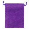 X100 Large Purple Velvet Bags 10cm(W) x 15cm(H)