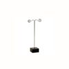 Large Black Heavy Duty Earring Display Stand With Heavy Solid Metal Square Base.  Height 130mm
