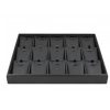 C-SERIES Black Premium Soft Padded LeatherettE SET Tray. 15 Compartments. Dim 315(w) x 225(d) x 30mm(h).