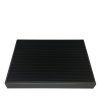 A-SERIES Black Velvet/leatherette Stackable Ring Display Tray. Dim 255 x 355 x 48mm