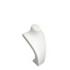 MEDIUM ELEGANT WHITE NECKLACE DISPLAY BUST. HEIGHT 260MM