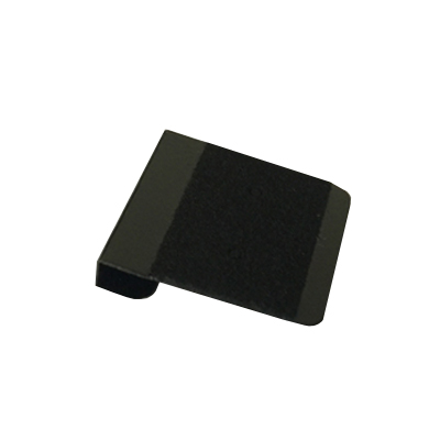 Earring Hanging cards in black plastic and velvet finish - Pack 100. Dim 25mm x 25mm