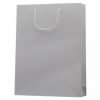 x25 LARGE WHITE BOUTIQUE PAPER BAGS. DIMENSIONS 315MM(W) X 100MM(G) X 420MM(H).