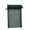 Black Organza Bags (H-Series). Pack of 100. Dim 9cm(w) x 13cm(h)