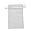 White Organza Bags (H-Series). Pack of 100. Dim 9cm(w) x 13cm(h)
