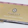 TOWN TALK LARGE GOLD POLISHING CLOTH. 30CM X 45CM. IMPREGNATED.