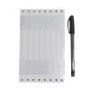 500 Quality Silver Adhesive Rectangular Jewellery tags with tear proof tail