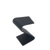 Black "S" Shape Leatherette Earring Display. Height 70mm