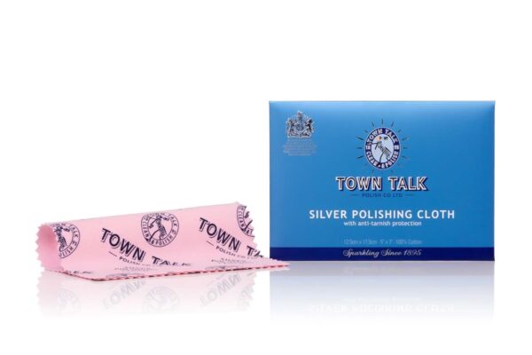Bulk Pack of 12 Mr Town Talk – Original Silver Cloth 12.5 x 17.5cm. For Silver and Stainless Steel