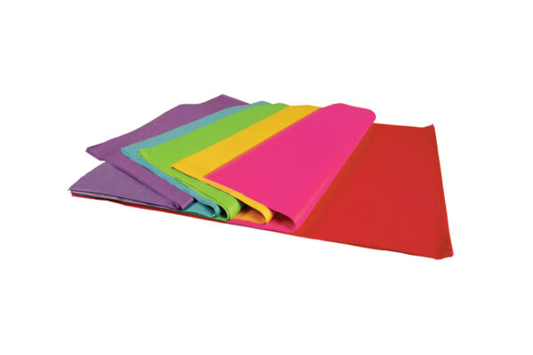 Multi-Colour Tissue Wrapping Paper. Ream of 480 Sheets.