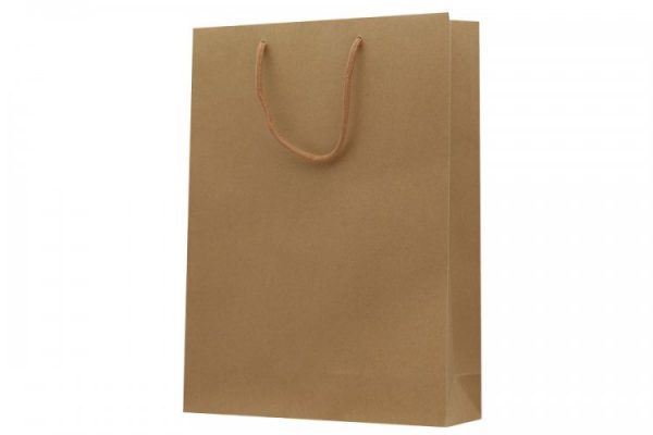 Box of 100 Large Brown Boutique Paper Dimensions 315mm(W) x 100mm(G) x 420mm(H).