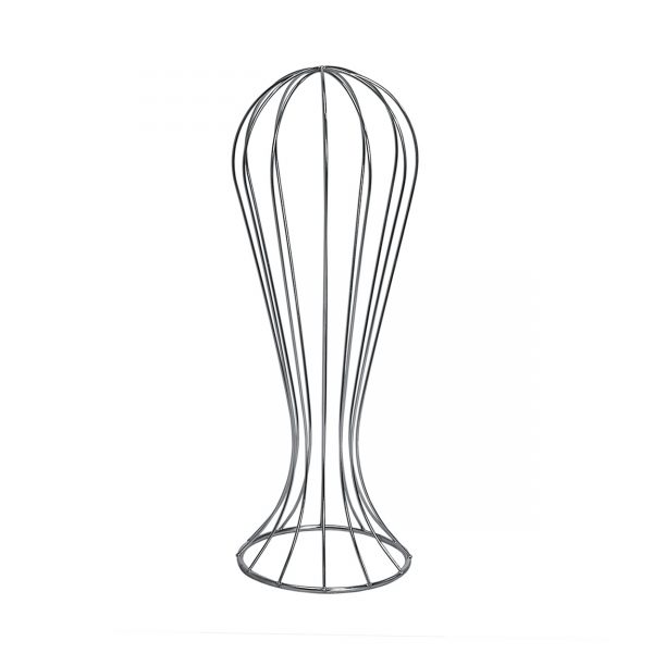 Medium Wired Hat Display Stand. Dimensions 440mm H, 150mm Diameter.