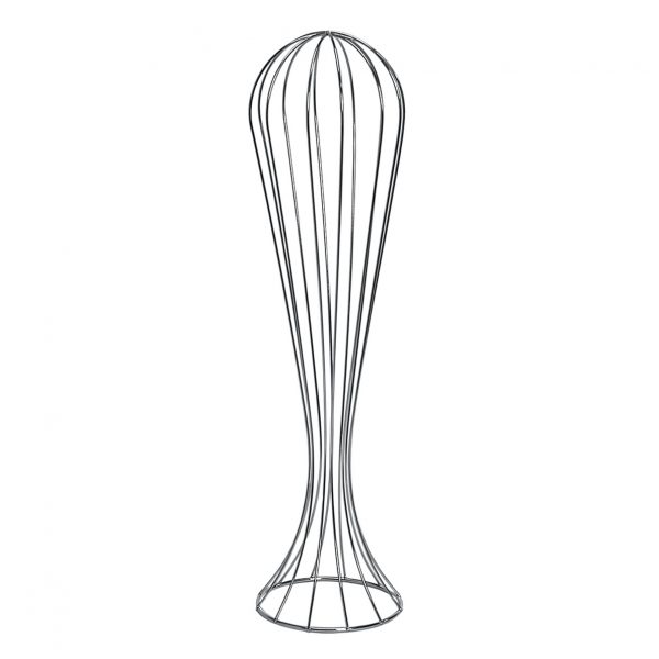 Large Wired Hat Display Stand. Dimensions 610mm H, 150mm Diameter.