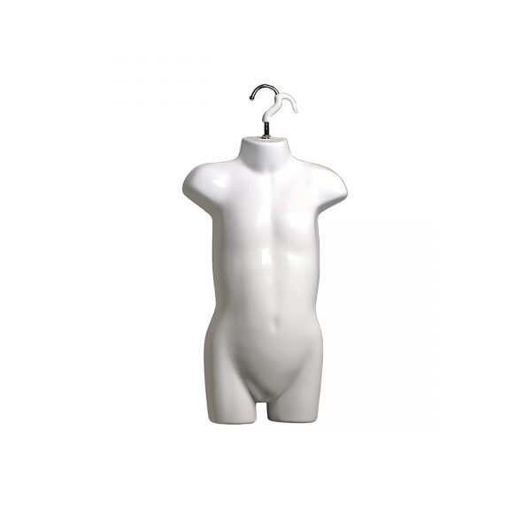 White Child 8-10 Years Torso With Hanging Hook. Height 535mm