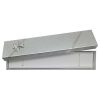 Box of 36 - Solid Premium Silver Cardboard Bracelet Gift Box with Silver Bow.