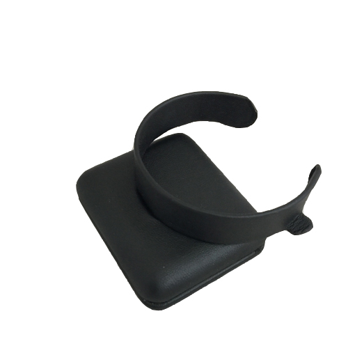 Black Leatherette Bendable Bracelet display