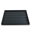 C-SERIES Black Premium Leatherette Display Tray. Holds 60 Pairs Earrings Stackable. Dim 315(w) x 225(d) x 45mm(h).
