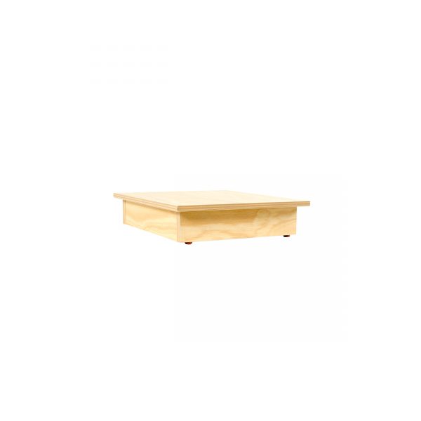 Small Ply Timber Laminate Riser. (Custom Order). Dim 440 square x 100mm H