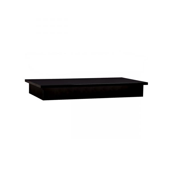 Black Timber Laminate Riser. (Custom Order). Dim 860W x 440D x 100mmH