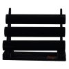 3 Tier Bracelet or Bangle Display Stand in Black velvet. Height 330mm