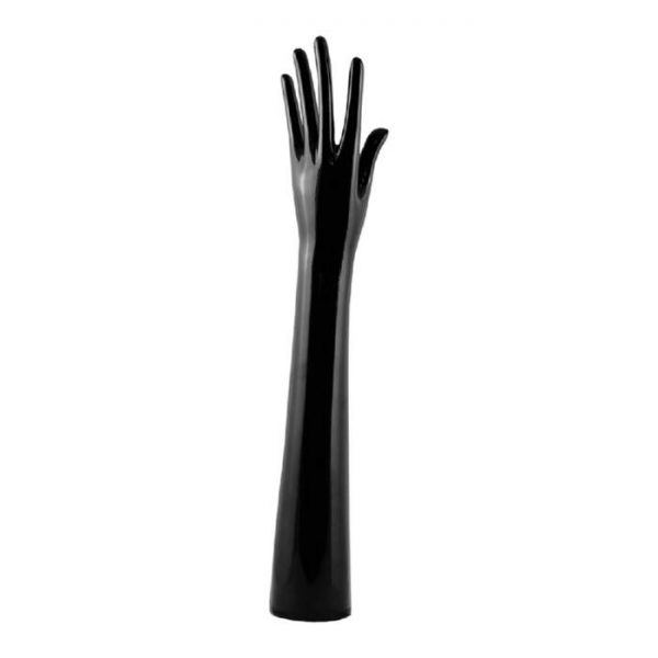 Premium Black Gloss Hand Display. Ideal for gloves, rings and bracelets. Height 550mm