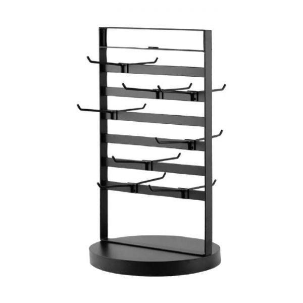 Jewellery Display Spinner with 9 hooks. Dimension 500 H x 280mm Diameter.