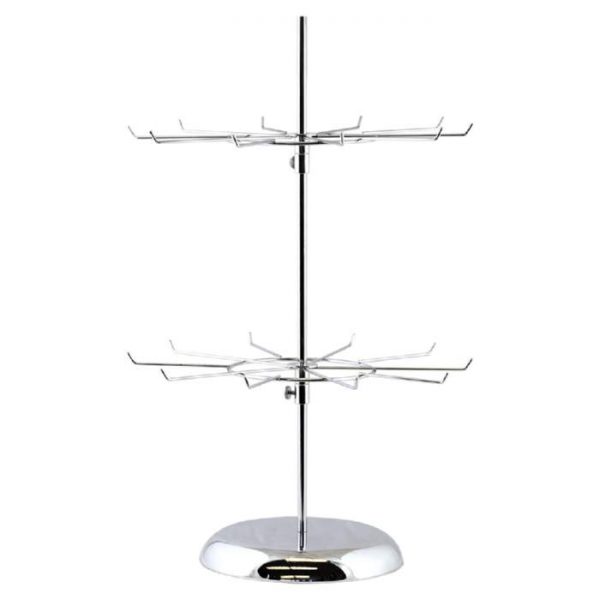 Jewellery Display Spinner - 10 prongs and 2 spinners. Height approx 600mm