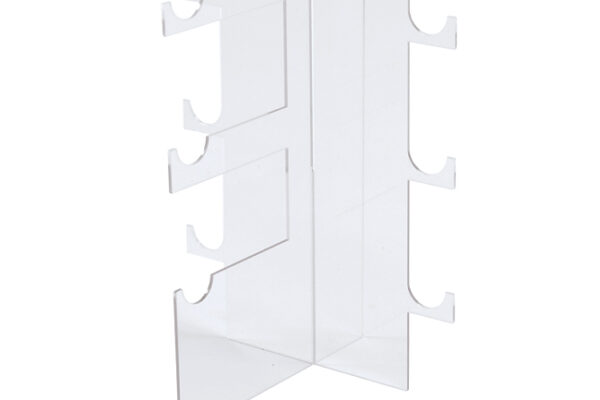 Acrylic Eyewear Stand For Counter Top. Dimensions 180 W x 163 D x 450mm H
