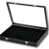 Heavy Duty Bracelet Display Case with Glass Lid. High end feel and look.