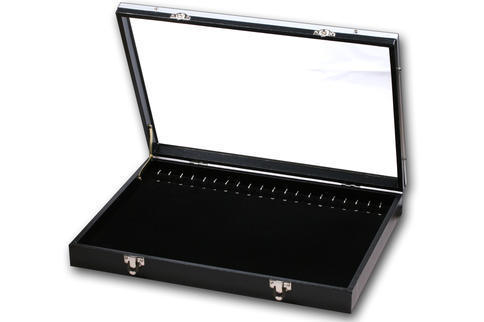 Heavy Duty Chain Display Case with Glass Lid