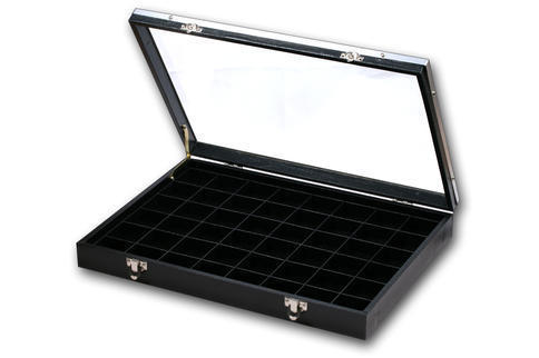 Heavy Duty Charm and Beads Display Case with Glass Lid