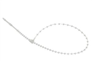 Pack 1000 Loop Ties 7 inch Loop Locks. No Tagging Gun required. Manually threaded.