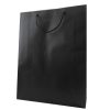Large Black Matte Gift Paper Bags pack of 24. Dimensions - 31.5cm(W) x 42cm(H) x 10cm(G).