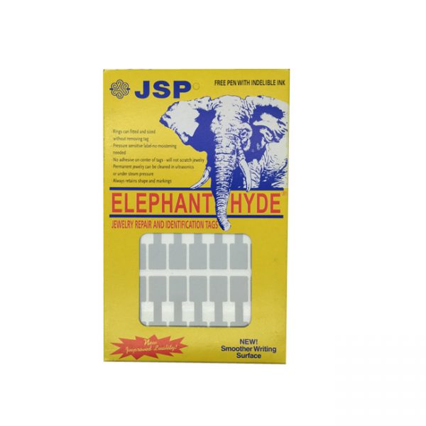 Pack of 960 Silver Adhesive Rectangular Jewellery Dumbbell Tag Labels With Free Pen. Dim 45mm(L) x 10mm(W).