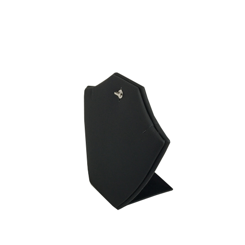 A-Grade-Black Leatherette necklace and pendant display.