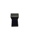 Trade box of 36 Quality Small Premium Black Leatherette Look Ring Gift Boxes - Dim 45(w) x 50(d) x 35mm(h)