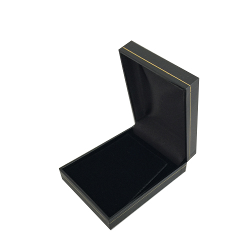 Black leatherette necklace or earring display gift box.