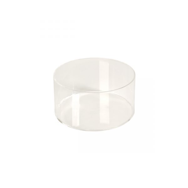 Round Acrylic Container or Riser. Dim 200mm(Dia) x 100mm(H)