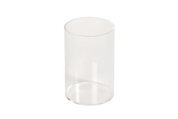 Round Acrylic Container or Riser. Dim 100mm(Dia) x 150mm(H)