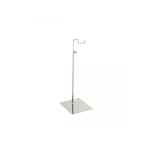 Small standard Handbag Display Stand With Solid Base and adjustable height.
