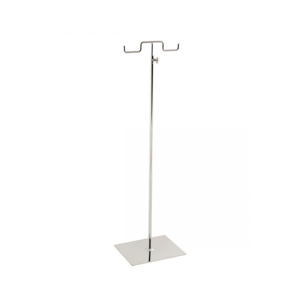 Large standard Double Sided Handbag Display Stand With Solid Base and adjustable height.