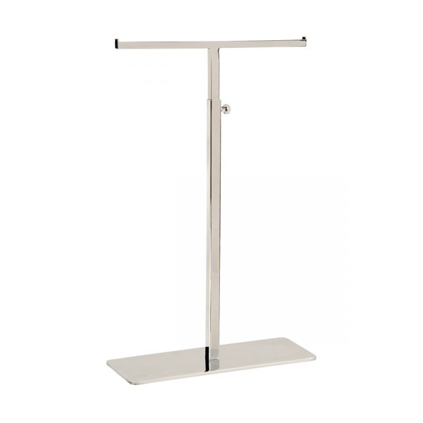 Large Quality Double Sided Handbag Display Stand With Solid Base and adjustable height.