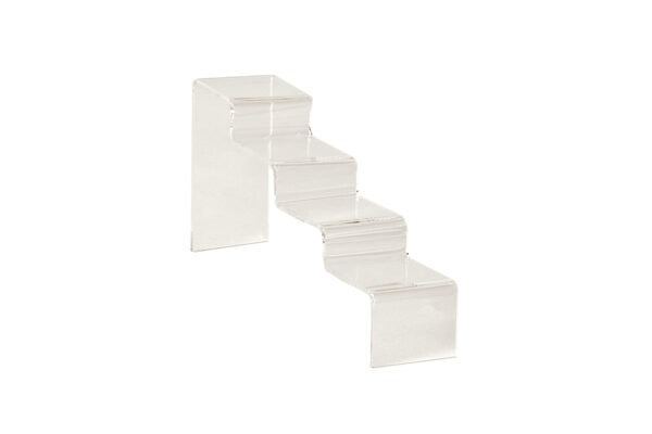 Clear Acrylic Jewellery Display Step Riser. Dim 230W x 48D x 100mmH