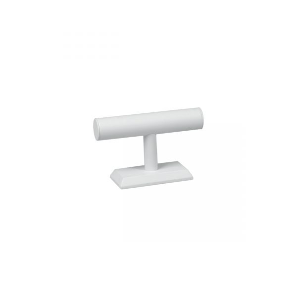 Quality White Bracelet Display Stand Single Row. Height 130mm x Width 200mm.