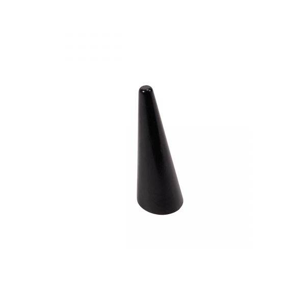 Premium Black Acrylic Ring Cone. Dim 25mm Dia x 70mm H