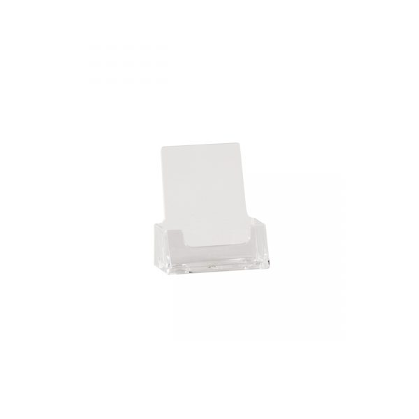 Acrylic Business Card holder - Portrait. Dimension 70 H x 63 W x 35mm D